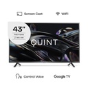 Smart Tv Led 43 HD Quint Con Google TV