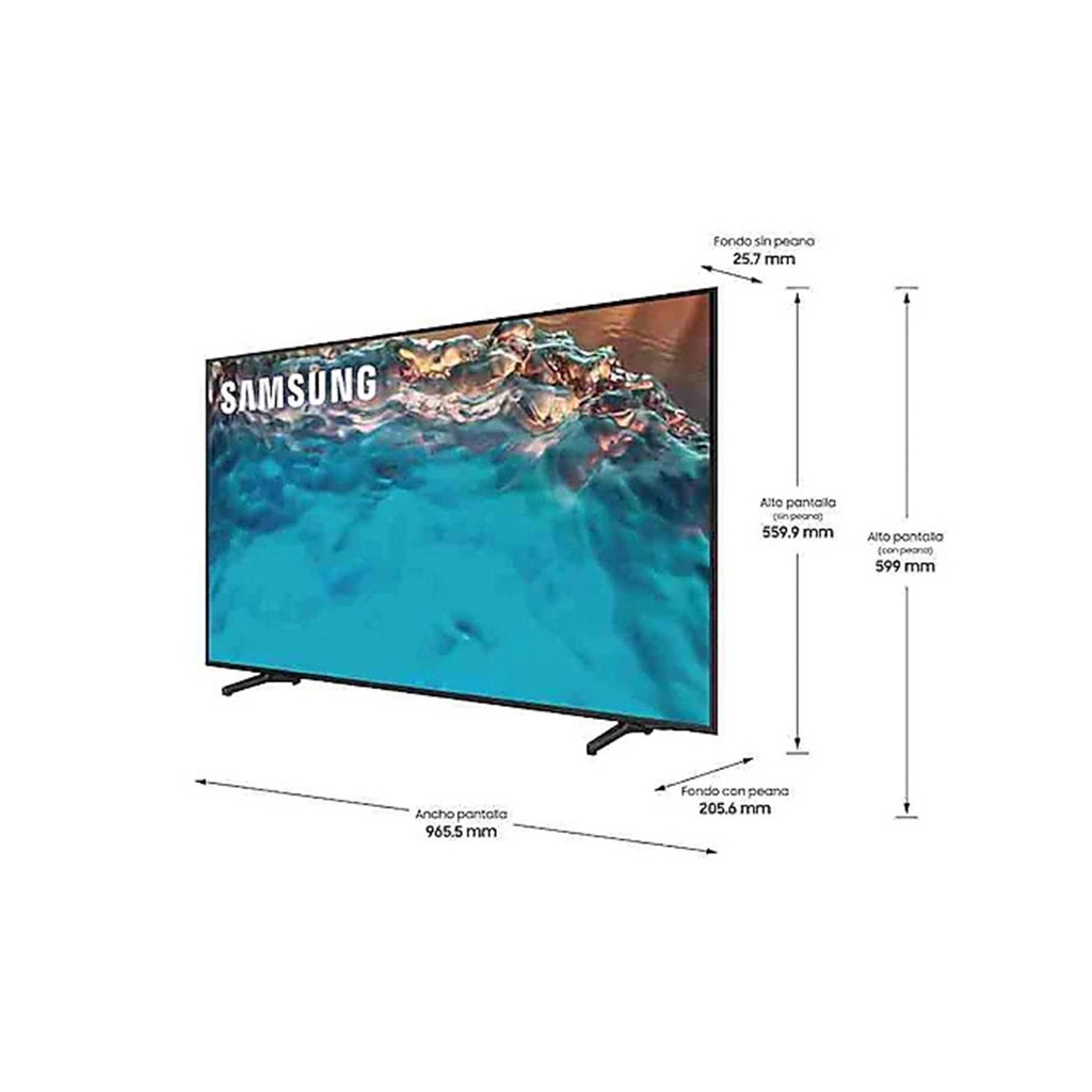 Smart TV Samsung 75" Crystal UHD BU8000