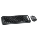 Combo Logitech Teclado y Mouse Pop Icon - Graphite - Español Latino