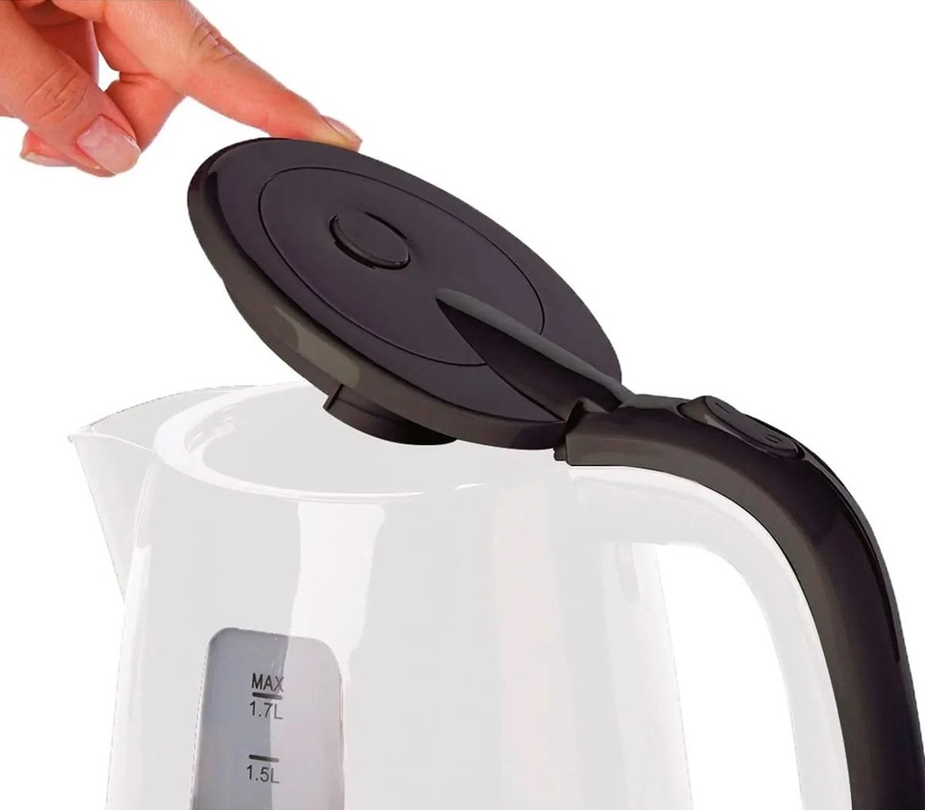 Pava Eléctrica Whitenblack 1,7 Litros         