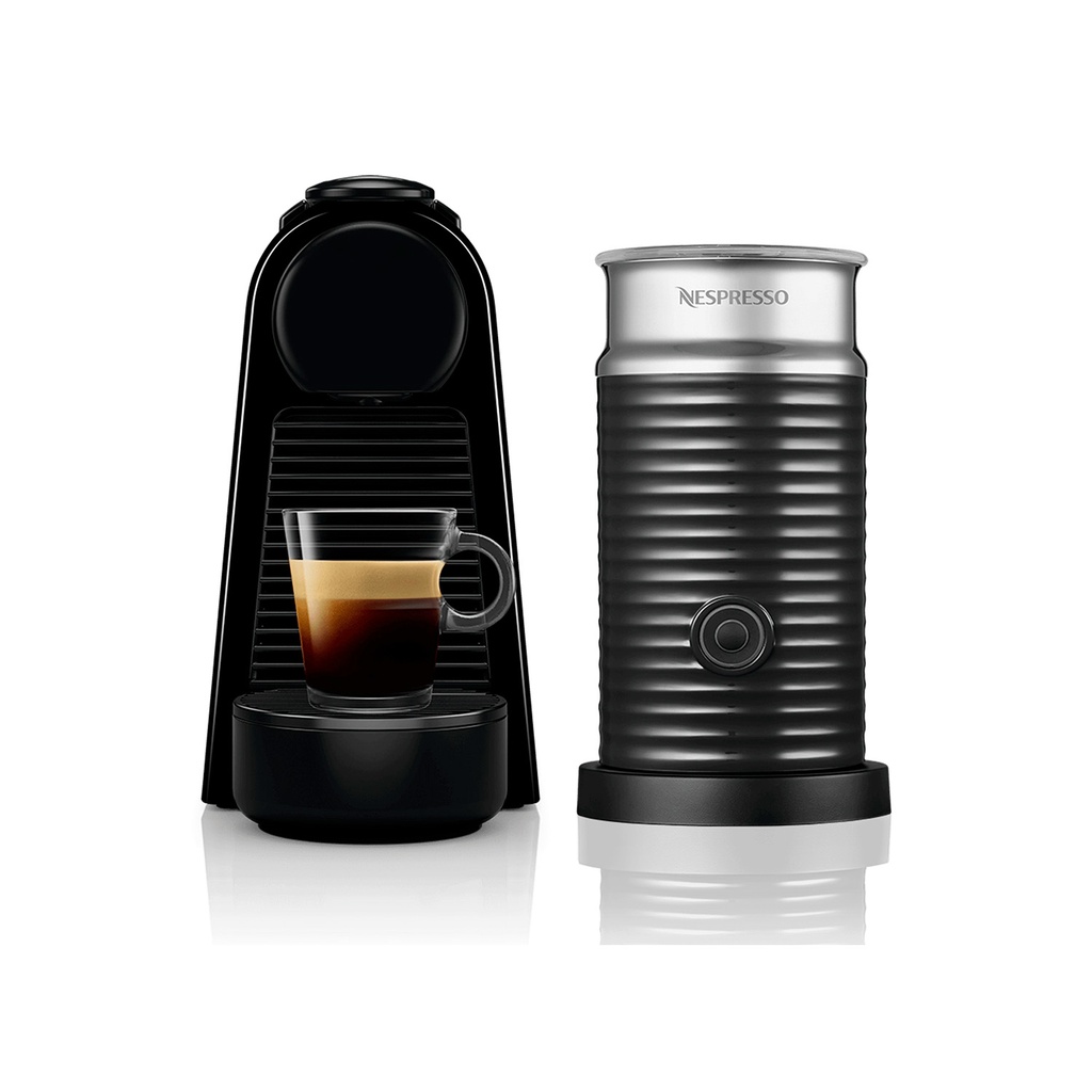 Cafetera Nespresso Essenza Mini Black + Aeroccino 3