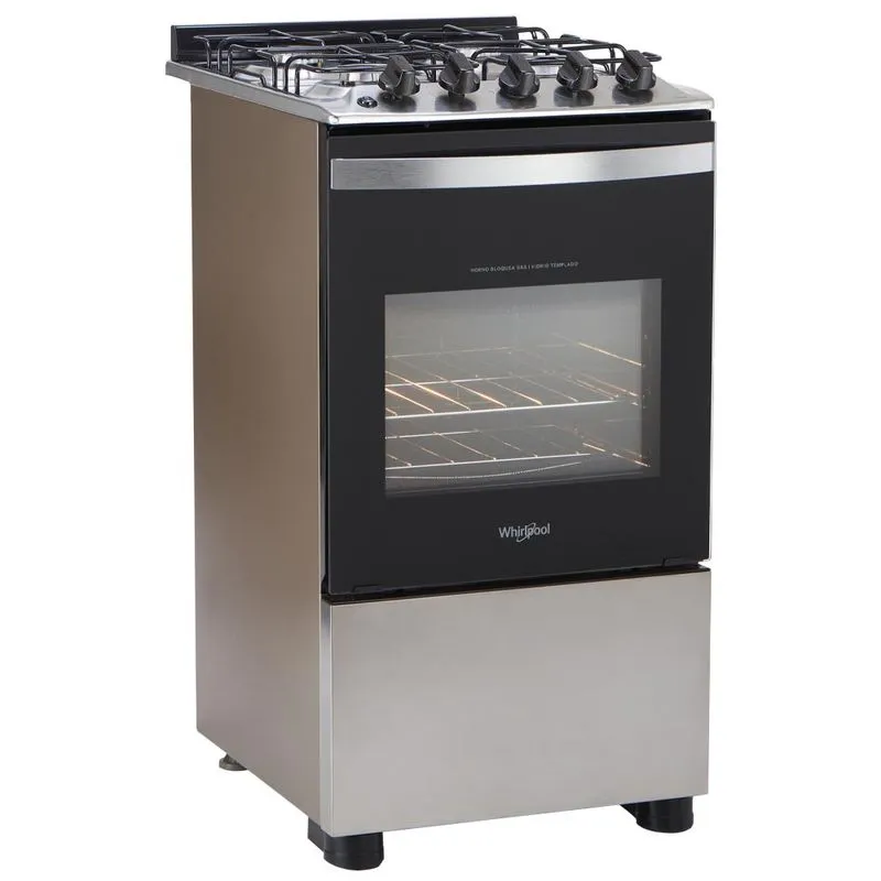 Cocina A Gas Whirlpool Inoxidable