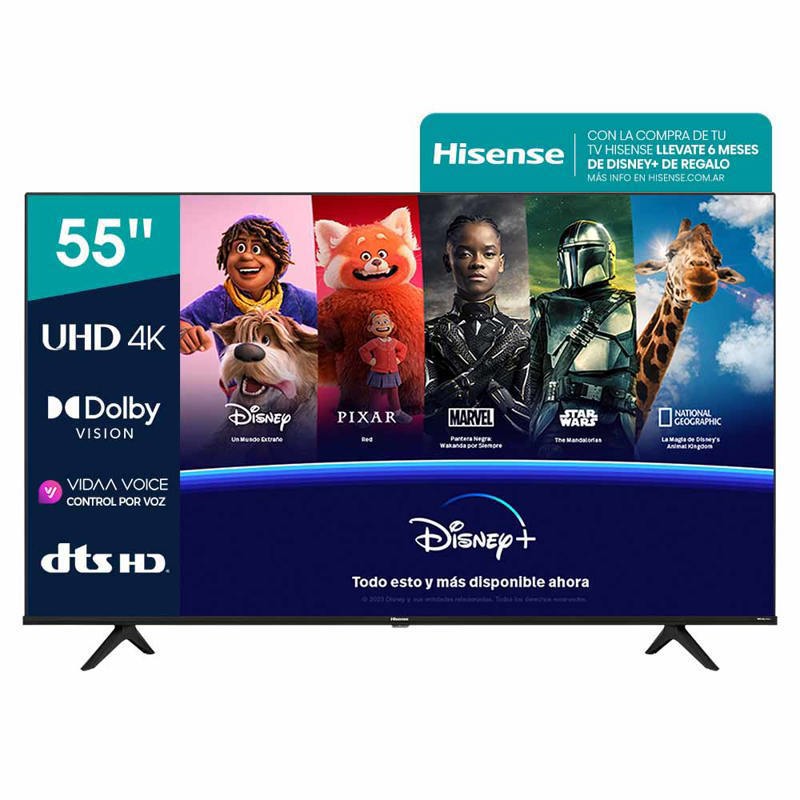 Smart Tv Hisense 55 Uhd 4K        