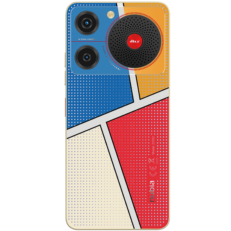 Celular Nubia Music 128Gb + 4Gb Azul Amarillo Rojo