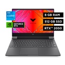 Notebook Hp Victus Gaming 15-fa1109la Intel Core I5 GeForce RTX 2050 512gb 8gb Ram