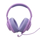Auricular Gamer JBL Quantum 100M2 Violeta