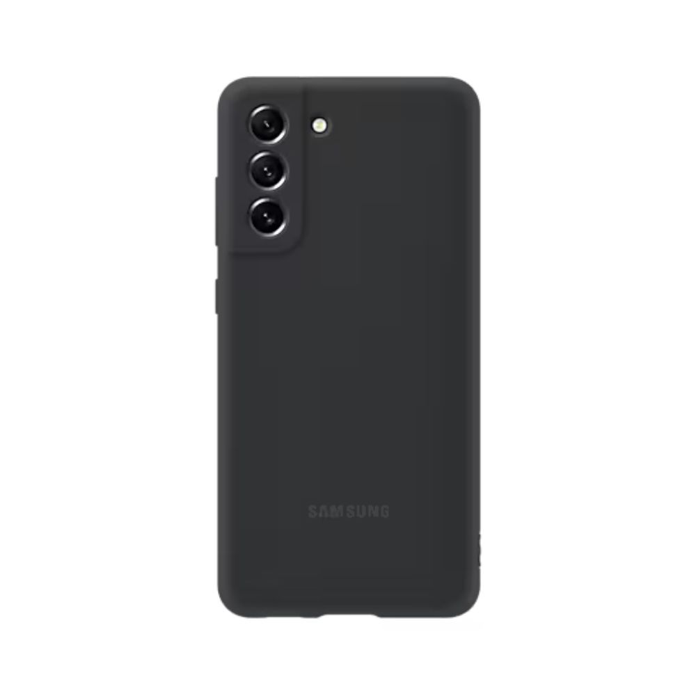 Funda De Silicona Samsung S21 Fe Gris Oscuro