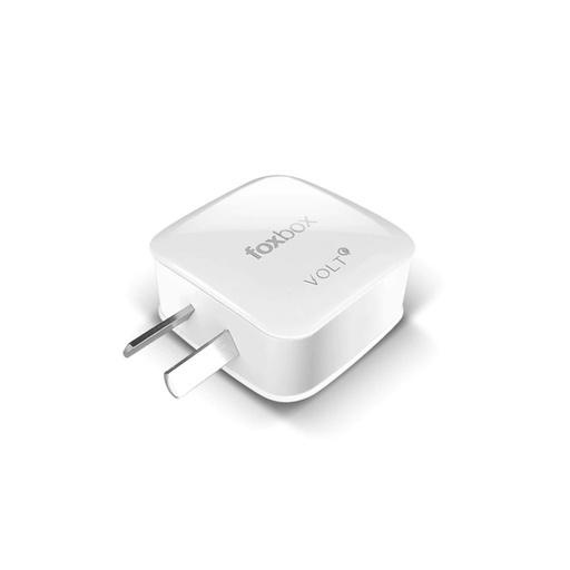 [FB-4288] Cargador Foxbox Volt 3.1A + Cable C Blanco