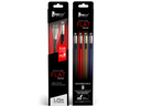 Cable Foxbox Flat Tipo C 3.1 Fast Charge 1.25m Negro