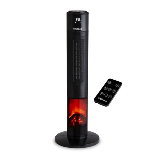 [TCH50] Turbocalefactor Eléctrico Liliana Towerflame Negro