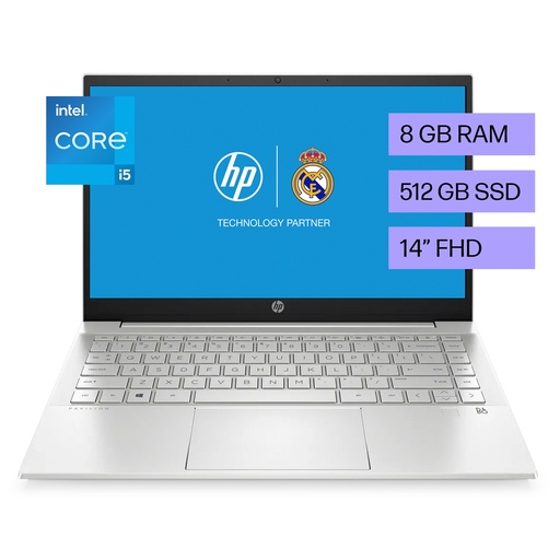 [69K82LA] Notebook HP Pavilion 14-Dv2001La Intel Core I5 1235U 8Gb Ram 512Gb Ssd 14 Intel Iris Xe Windows 11 Home