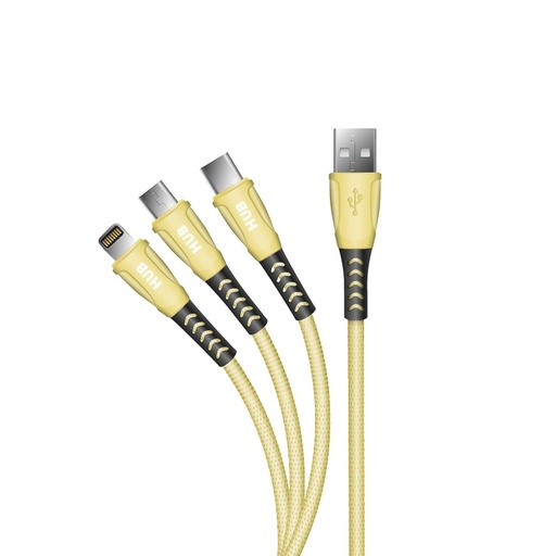 [7035] Cable Magnet FOXBOX Micro Type-C Amarillo