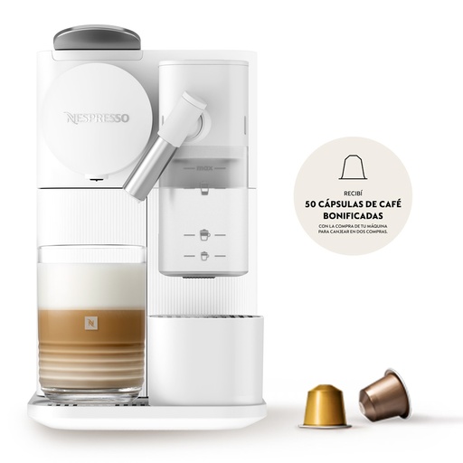 [F121-AR-WH-NE] Cafetera Nespresso New Lattissima One Evo Blanca