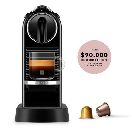 [D113-AR-BK-NE2-LOC] Cafetera Nespresso Citiz Black D113