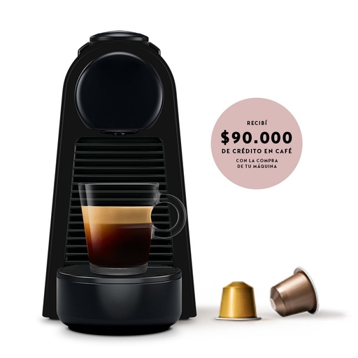 [D30-AR-BK-NE2] Cafetera Nespresso Essenza Mini D Negra