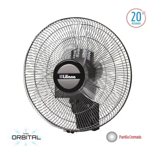 [VWOC20] Ventilador De Pared Liliana Parrilla Cromada 20