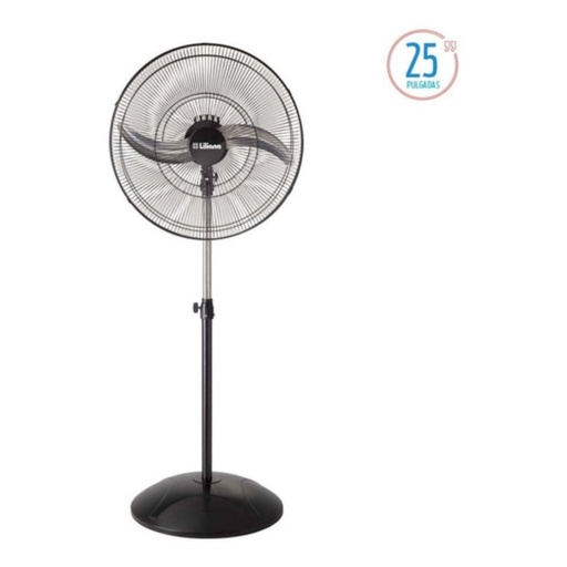 [VP25M] Ventilador De Pie Liliana Negro 25